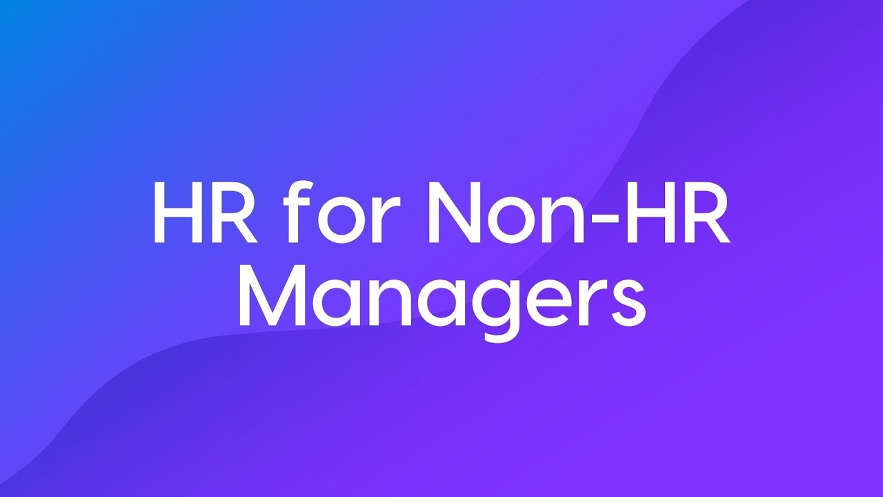 HR for Non HR